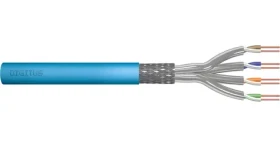 Digitus CAT 6A S/FTP modrá / Inštalačný kábel / drôt AWG 23/1 / LSOH / 100 m (DK-1641-A-VH-1)