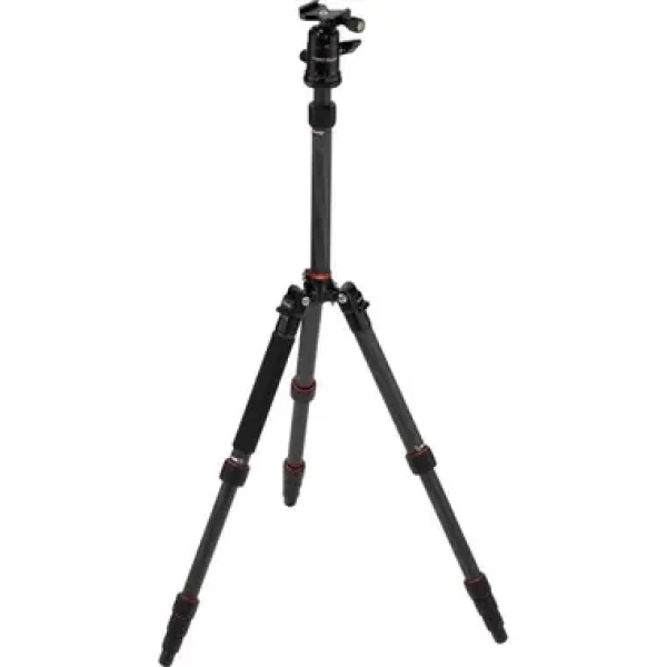 Rollei Compact Traveler No 1 Carbon čierna / Záťaž 8kg / Vytiahnutý 142 cm / Karbón (22578)