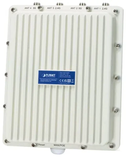 Planet WDAP-3000AX / Vonkajší prístupový bod / Dual Band 802.11ax / 3000 Mb/s / PoE+ 802.3at / IP67 (WDAP-3000AX)