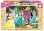 Educa Drevené puzzle Disney Princezné