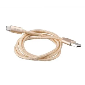 Akasa USB-C 2.0 (M) - USB-A 2.0 (M) 1 m zlatá (AK-CBUB34-10GL)
