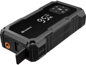 Sandberg Car Jumpstarter TirePump 10000mAh čierna / Powerbanka + štartér + vzduchová pumpa