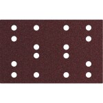 Suché brúsne listy 80 x 133 mm, P 60, 16 otvorov, so suchým zipsom (SRA) Metabo 635191000; 635191000