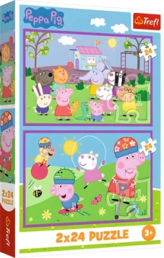 Trefl Puzzle Prasiatko Peppa: Peppa na ihrisku