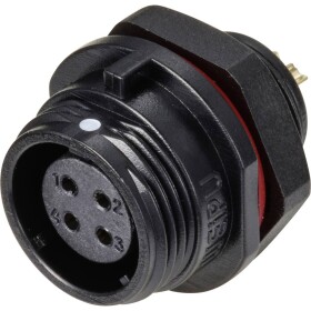 Weipu SP1312 / S 4 guľatý faston, 1 ks; SP1312 / S 4