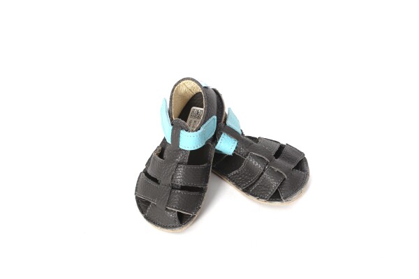 Baby Bare Shoes sandále Baby Bare Blue Beetle Sandals 26 EUR