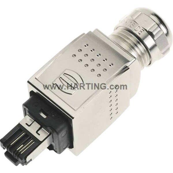HARTING Harting dátový zástrčkový konektor pre senzory - aktory, 09352260401, piny: 4P4C, 1 ks; 09352260401
