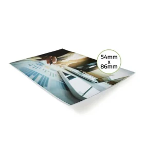 Nedis Laminovacia Fólia 54x86 mm 100 ks / Hrúbka: 125 µm / Plast / transparentná (LAMIA5486AT100)