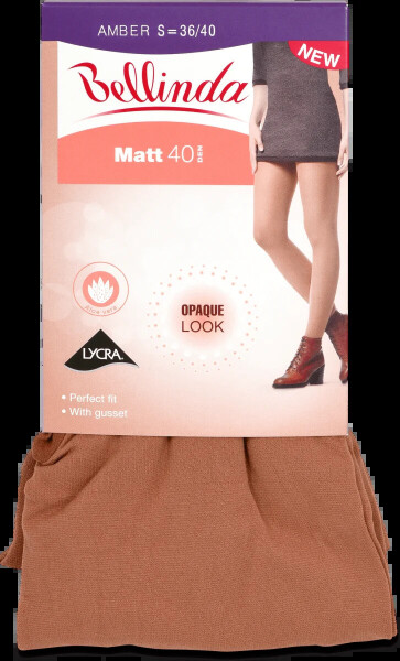 Dámske pančuchové nohavice MATT 40 DEN - Bellinda - amber 48/52