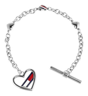 Tommy Hilfiger Oceľový náramok so srdiečkom Fine 2780111