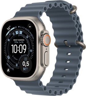 Apple Apple Watch Ultra 3 GPS + Cellular 49mm Natural Titanium Case with Anchor Blue Ocean Band