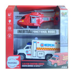 Mamido Mamido Záchranársky set 1:20 sanitka a vrtuľník Medical MT1289