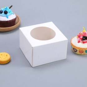 Krabička na cupcaky 100 ks biele - Cakesicq - Cakesicq