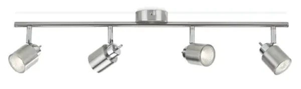 Philips Meranti bodové svietidlo 4x GU10 35W / bez zdroja / IP20 / matný chróm (SKL000222517)