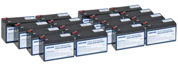 Avacom AVA-RBP16-12090- Kit Náharadné batérie pre UPS AEG amp; DELL amp; FSP Fortron amp; VERTIV (AVA-RBP16-12090-KIT)