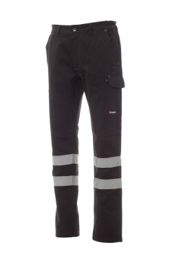 Pracovné nohavice Payper WORKER WINTER REFLEX Farba: Čierna Tmavá, Veľkosť: 4XL (0013650082140474XL)