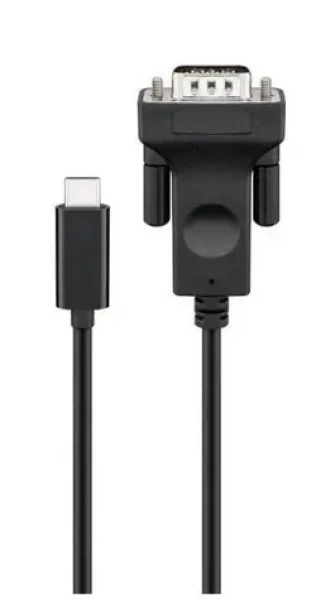 MicroConnect kábel USB C (M) - VGA (M) 1.8m čierna / 1920x1080 @ 60Hz (USB3.1CVGA1.8)