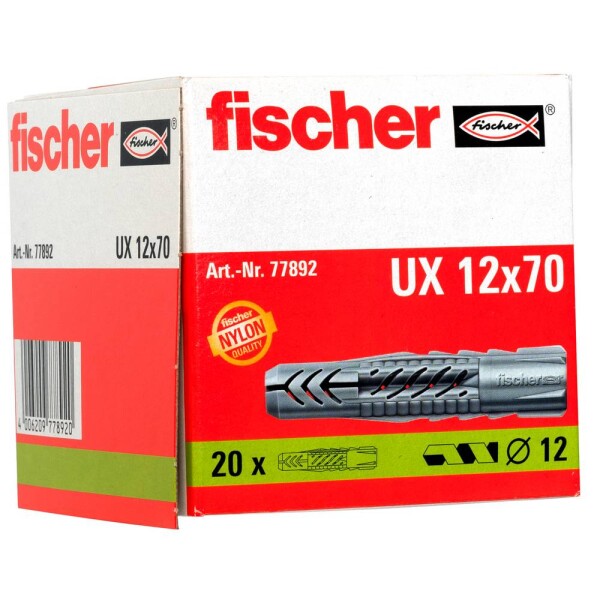 Fischer UX 12 x 70 univerzálna hmoždinka 70 mm 12 mm 77892 20 ks; 77892