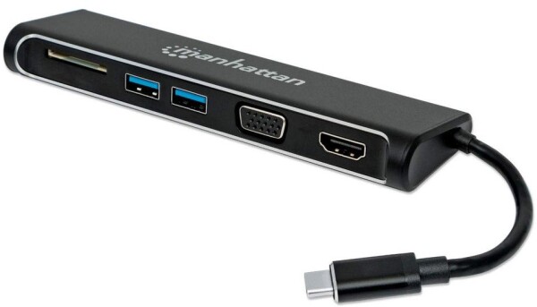 Manhattan Manhattan Konverter USB 3.1 Typ C auf HDMI/VGA 4-in-1