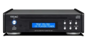 Teac PD-301DAB-X čierna / CD prehrávač / Slot-in mechanika / DAB+/FM tuner / USB / Diaľkové ovládanie (PD-301DAB-X/B)