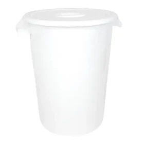 Denox Industrial biela / Nádoba na odpad s vekom / 100 l / HDPE plast / Gastro