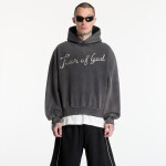 Mikina Fear Of God 26 Classic Fit Half Raglan Hoodie Off Black XXL