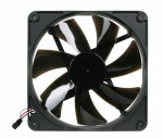 Noiseblocker BlackSilent Pro Fan PK2 čierna / 140mm / 20 dB @ 1200 RPM / 54.73 CFM / 3-pin (ITR-PK-2)