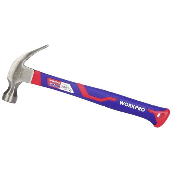 WorkPro WP241011 kladivo s rázštepom s ergonomickou rukoväťou, tvrdé 450 g; WP241011
