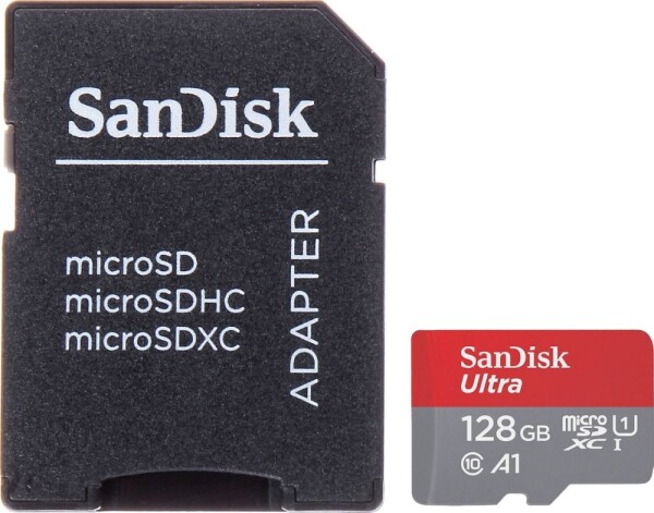 SanDisk Ultra MicroSDXC 128 GB Class 10 UHS-I/U1 A1 (SD-MICRO-10/128-SAND)