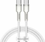 Baseus CATJK-C02 Kábel USB-C (M) - USB-C (M) 1 m biela / 100W (CATJK-C02)