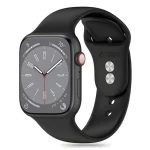 Tech-Protect Silicone Strap pre Apple Watch 42/44/45/49 mm čierna / Remienok / silikónový