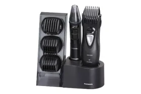 Panasonic ER-GY10CM504 čierna / Zastrihávač / namokro aj na sucho / 4 nástavce / brit z nerez ocele (ER-GY10CM504)