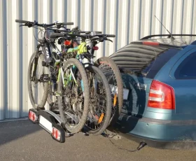 Compass Dolphin 3 TÜV / Nosič bicyklov na ťažné zariadenie / 3 kolesá / nosnosť 45 kg / sklápací / TÜV