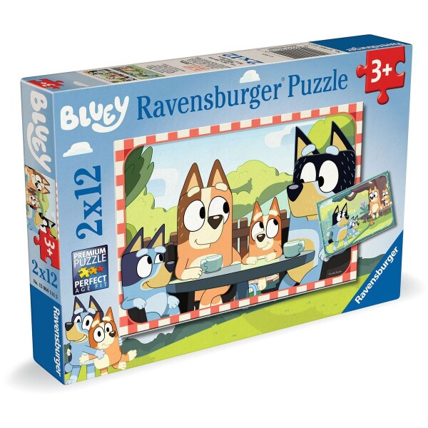 Ravensburger Bluey na pikniku 2x12 dielikov