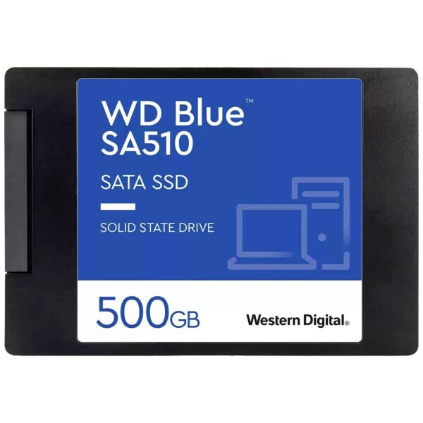 Western Digital Blue™ SA510 500 GB interný SSD pevný disk 6,35 cm (2,5 ) SATA 6 Gb / s Retail WDS500G3B0A; WDS500G3B0A