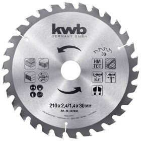 Kwb 587859 pílový kotúč 210 x 30 mm 1 ks; 587859