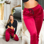 Sexy Musthave Loungewear Joggers made of plush black L/XL