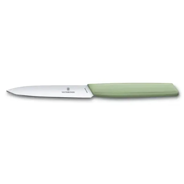 VICTORINOX Nôž nakrajovací Swiss Modern 10 cm zelená (6.9006.1042)