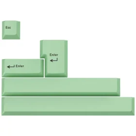GMK Prídavný Kit zelená / ABS-Keycaps / Double-Shot / pre ISO ANSI (FPTK5051)