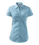 Elegantné dámske tričko sky blue XL