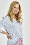 Taro Debora 3448 3/4 M-XL Z25/26 dámske pyžamo modrá L