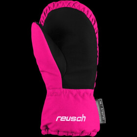Detské nepremokavé zateplené lyžiarske rukavice Reusch Olly R-TEX® XT Mitten s jedným prstom a zapínaním na suchý zips ružové (61/85/588/3350) 0