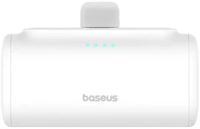 Baseus Compact 5000mAh 20W biela / Powerbanka / 1x USB-C (M) + 1x USB-C (F) (P10068306213-00)