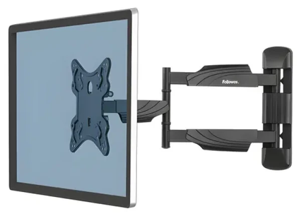 Fellowes Nástenný držiak TV 23-55" čierna / Nástenný držiak TV / naklápací, výsuvný a otočný / VESA do 400x400 mm (8043601)