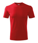 Klasické tričko unisex červené XL