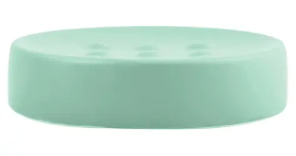 SPIRELLA Mydlenka TUBE-Matt matná pastelovo zelená / Keramika / 11 x 2,6 cm