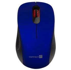 Connect IT CMO-2230-BL MUTE modrá / Bezdrôtová myš / optická / 1200 DPI / 3 tlačidlá / 2.4 GHz (CMO-2230-BL)