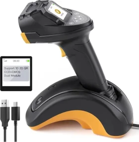 Inateck Pro 8 čierna / Snímač čiarových kódov / 1D/2D / Bezdrôtový / dokovacia stanica (N6001_BLACK)