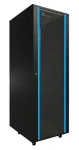 Extralink Stojanový rozvádzač 37U čierna / Stojanový rozvádzač / 19" / 600×800 mm / sklenené dvere / nosnosť 600 kg (EX.11397)