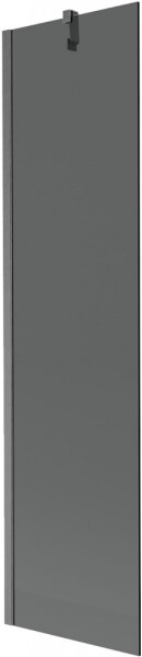 MEXEN/S - Next vaňová zástena FIX 50 x 150, grafit, grafit kartáčovaná 895-050-000-00-40-66